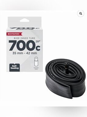 Schwinn 700c Bike Inner Tube 28” Self-Sealing 35-42mm Schrader Valve New In Box